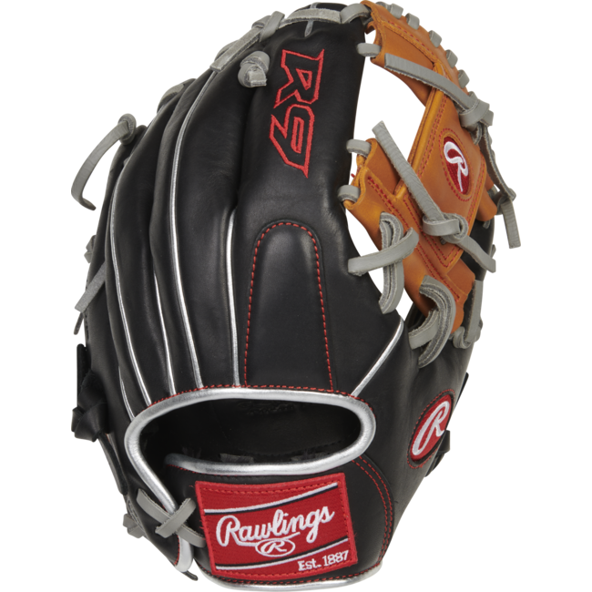 Rawlings R9 ContoUR 11.25" Infield Baseball Glove - R91125U-2BT