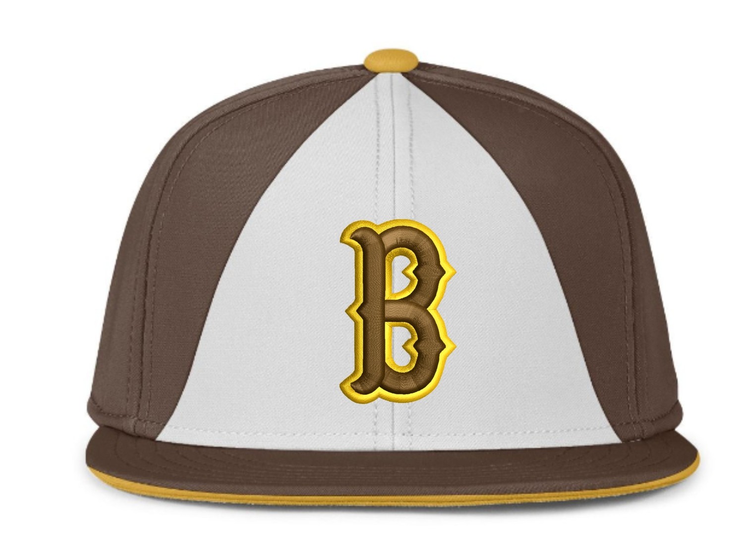 The Game Braves Baseball The Game Brown/White/Gold Custom Cap