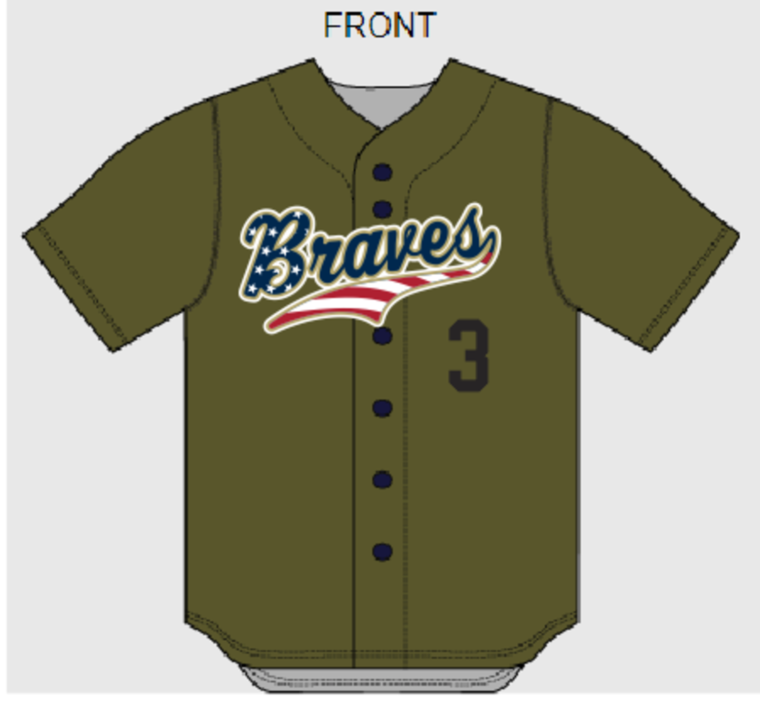 Braves Custom Jersey 