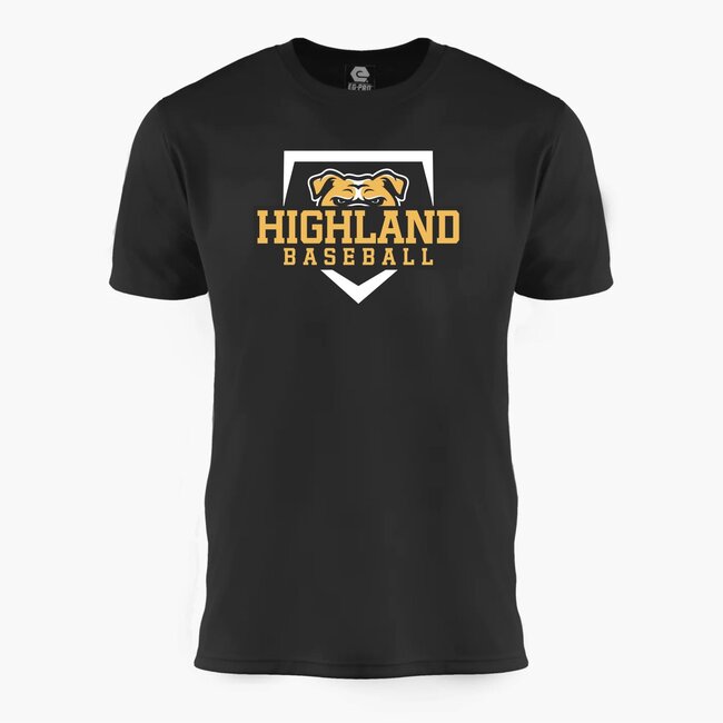 Highland Baseball Fall '22 Performance Jersey - Black