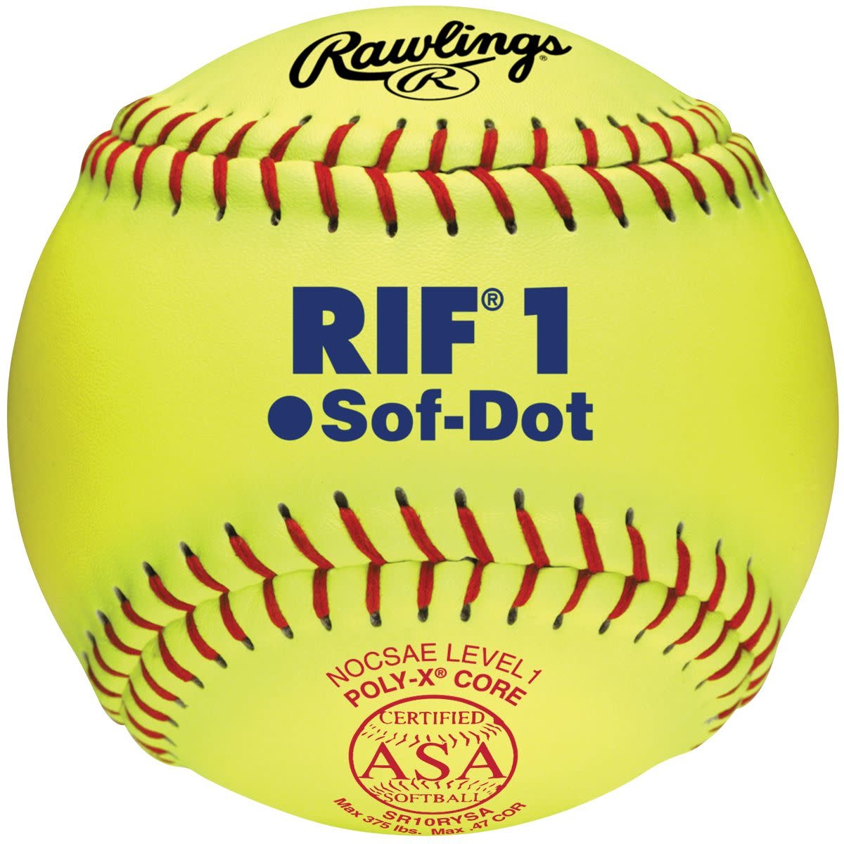 Diamond Diamond Little League 12 Fastpitch Softballs - 12RYLL