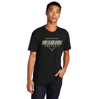 Squires Baseball Next Level Camo Logo Cotton Short Sleeve Tee