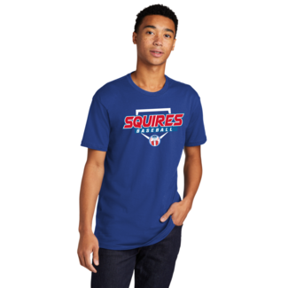Squires Baseball Next Level Cotton Plate Logo Short Sleeve Tee