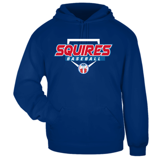 Badger Squires Baseball Youth Plate Logo Badger 2254 - Cotton Hoodie