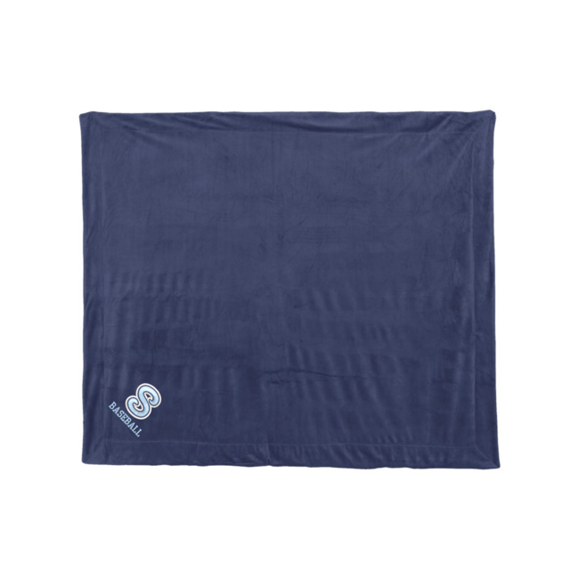 Sylmar Spartans Baseball Micro Mink Sherpa Blanket 50" x 60"