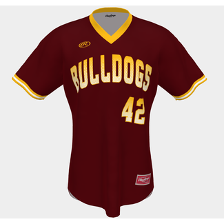 Rawlings Highland Baseball Custom Spring 2024 V-Neck Player Jersey