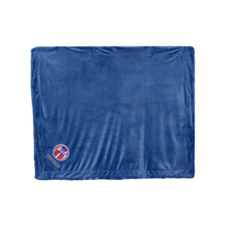 Squires Baseball Micro Mink Sherpa Blanket 50" x 60"
