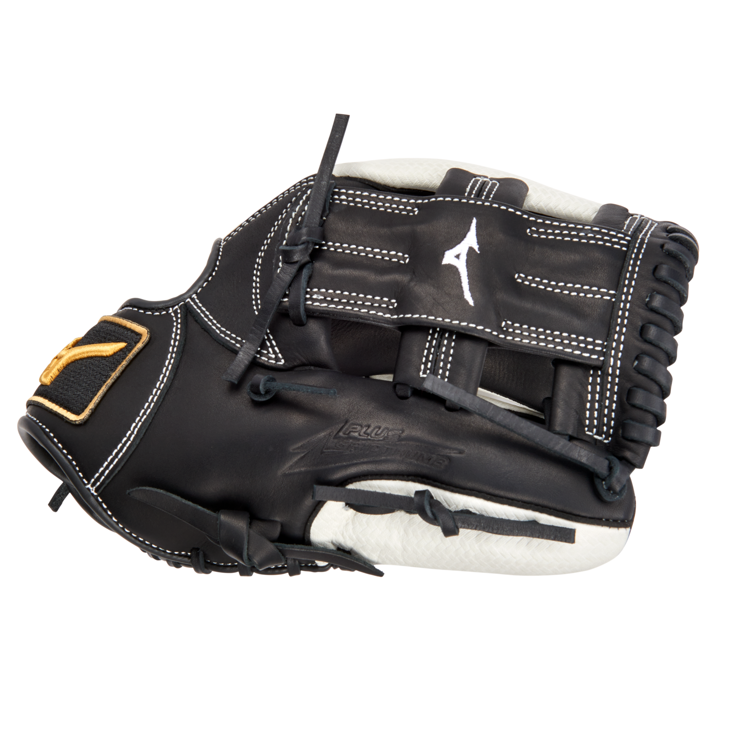 Mizuno Youth MVP Baseball Batting Gloves White/Gold Small