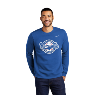 Nike Camarillo Pony Baseball Nike Fleece Crew - Circle Logo