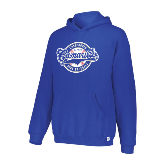 Camarillo Pony Baseball Adult Russell Dri Power Hoodie Circle Logo