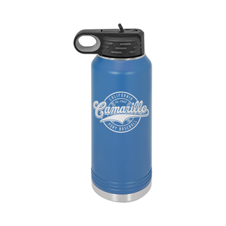 Polar Camel Camarillo Pony Baseball Laser Engraved Water Bottle