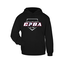 Camarillo Pony Baseball Adult Badger 1254 - Black Hooded Cotton Sweatshirt 9.5oz