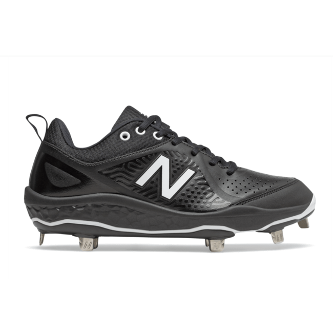 New Balance Fresh Foam Velo 2 Fastpitch Metal Cleats - SMVELOK2 Black/Black