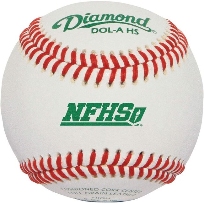 Verdugo BaseballDiamond DOL-A NFHS Official League Leather Baseballs