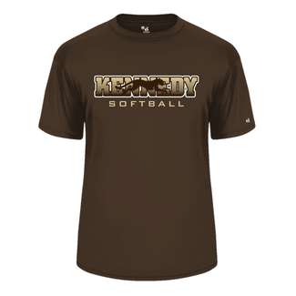 Badger Kennedy Softball Performance Shirt with Cougar Logo