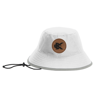 New Era Kennedy Softball Laser Engraved Patch New Era Hex Bucket Hat - NE800