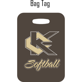 Bagger Sports Kennedy Softball  Bag Tag - 2 Sided