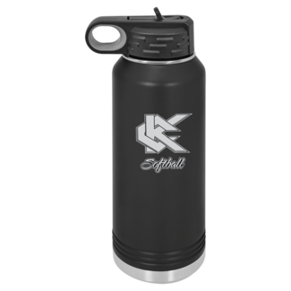 Polar Camel Kennedy Softball Laser Engraved Water Bottle