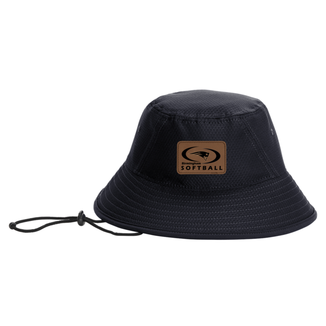 Birmingham Softball Laser Engraved Patch New Era Hex Bucket Hat - NE800