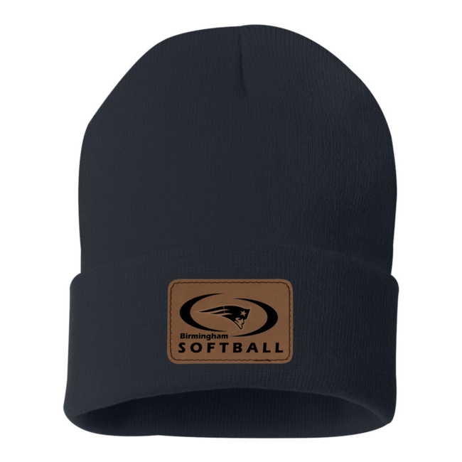 Birmingham Softball Foldover Beanie with Laser Patch