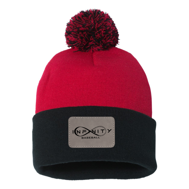 Infinity Baseball Pom Beanie