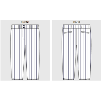 Alleson Birmingham Softball Custom Pinstripe Game Pants