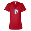 Squires Baseball Ladies Relaxed V-Neck Tee - 6405
