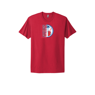 Squires Baseball Next Level Cotton Half &Half Logo Short Sleeve Tee