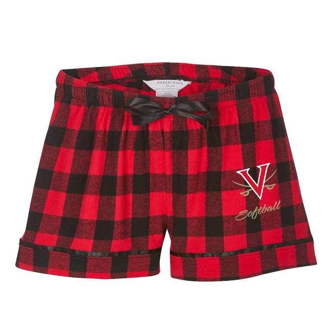 Verdugo Softball Women's Essential Flannel Short- F42