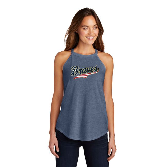 Braves Baseball Women's Perfect Tri Rocker Tank