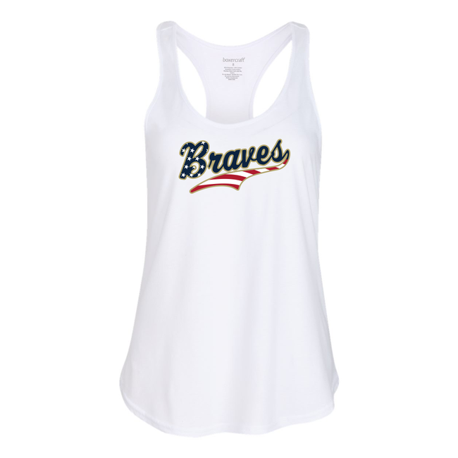 Braves Baseball Women's USA Women's Essential Racerback Tank Top