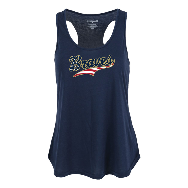 Braves Baseball Women's USA Women's Essential Racerback Tank Top