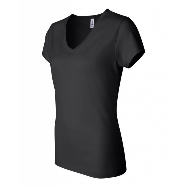 Blaze Baseball Academy Bella + Canvas - Women's Short Sleeve Jersey V-Neck Tee - 6005