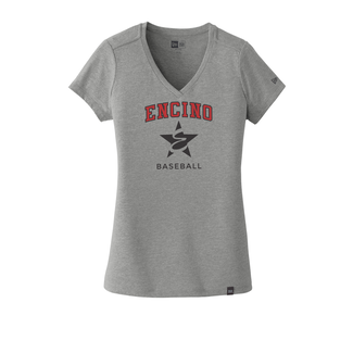 New Era Encino Little League New Era Ladies Heritage Blend V-Neck Tee