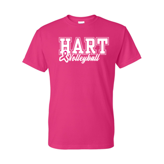 Gildan Hart Girl's Volleyball Breast Cancer Tshirt
