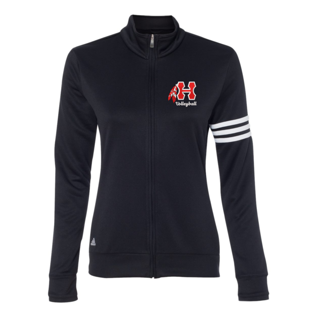 Hart Girl's Volleyball Adidas - Women's 3-Stripes French Terry Full-Zip Jacket