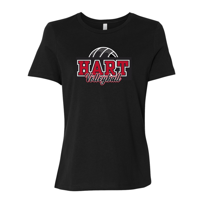 Hart Girl's Volleyball Ladies Relaxed Fit Crew Tee
