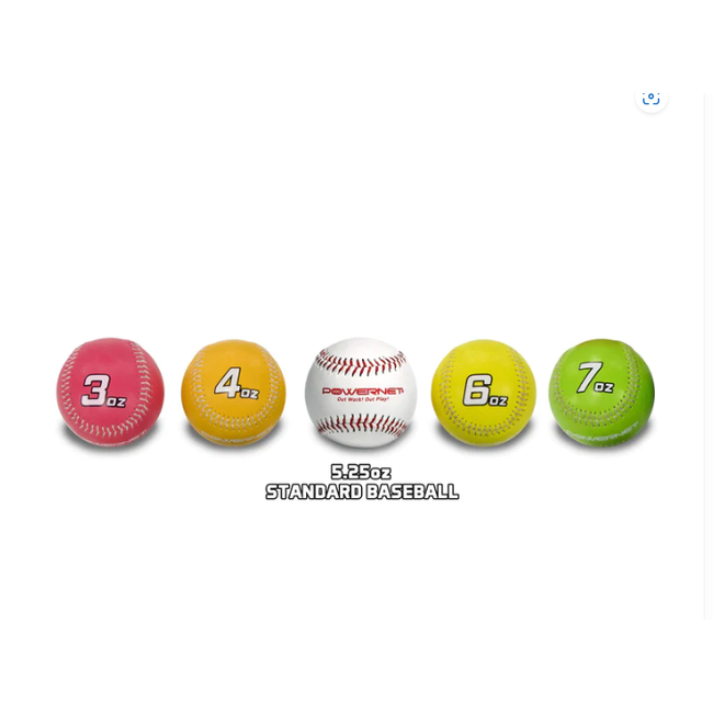 PowerNet Core Set Weighted Baseballs - 1182-1