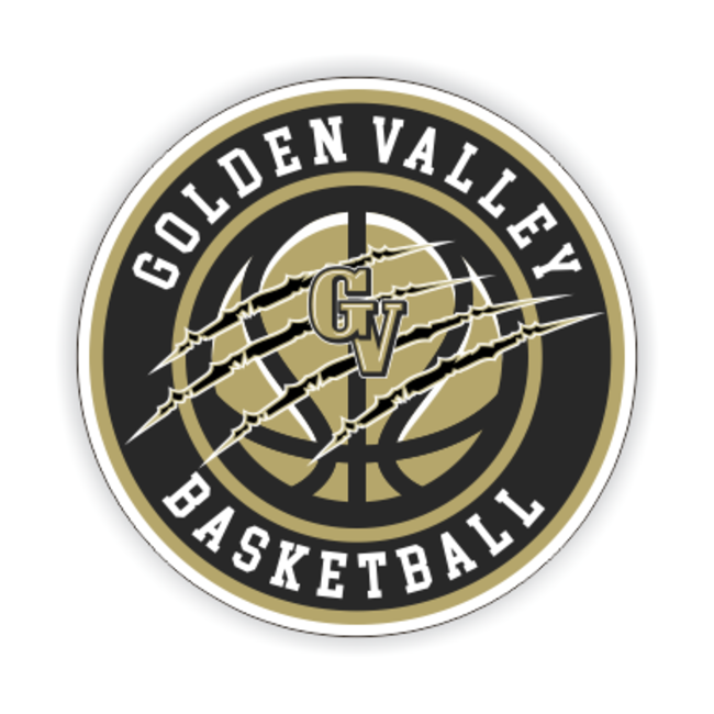 Golden Valley Basketball Decal