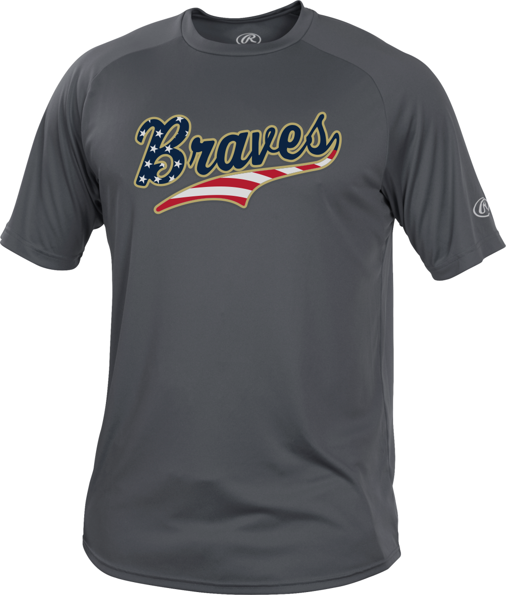 Rawlings Braves Baseball Rawlings Custom Sublimated V-Neck Jersey