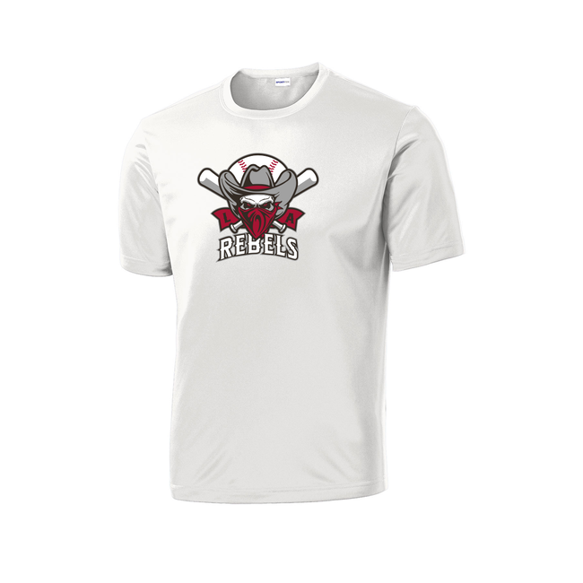 Rebels Baseball ST350 Sublimated Performance Jersey - White
