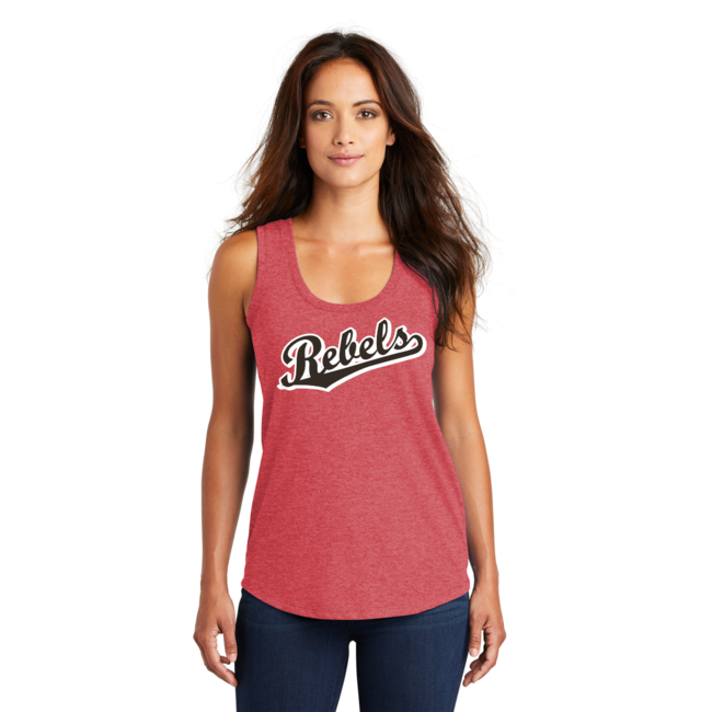 Rebels Baseball  Women’s Perfect Tri Racerback Tank