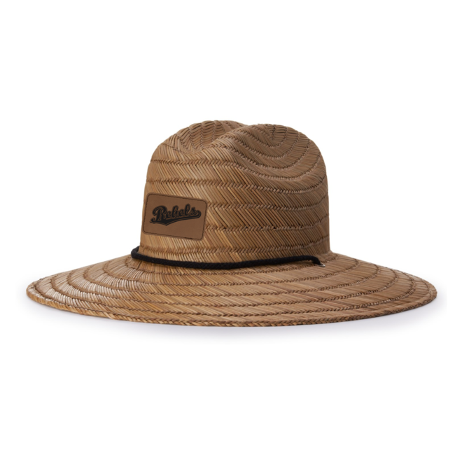 Rebels Baseball Laser Patch Waterman Straw Hat