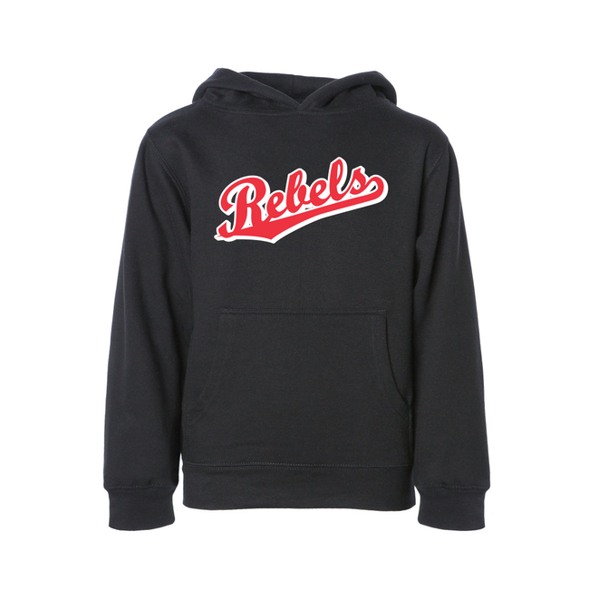 Rebels Baseball Independent Midweight Hoodie - Youth