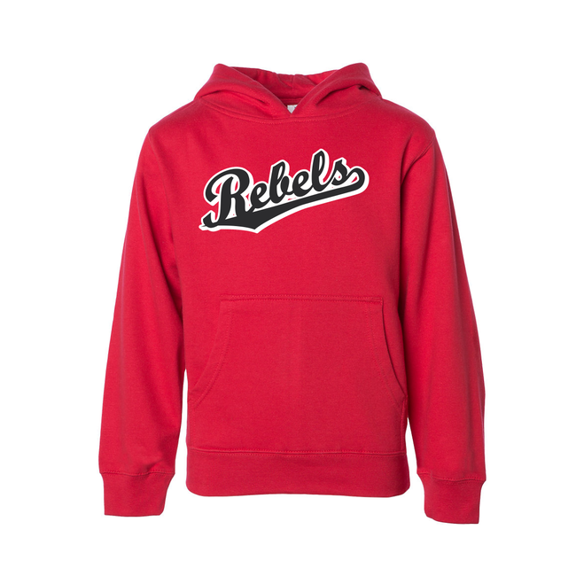 Rebels Baseball Independent Midweight Hoodie - Youth