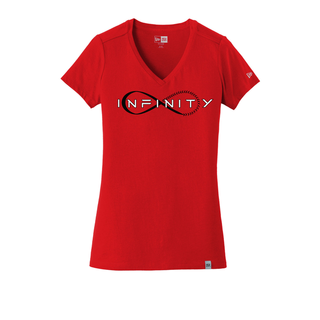 Infinity Baseball Women's V-Neck Tee