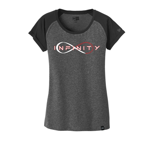 Infinity Baseball Ladies Heritage Blend Varsity Tee