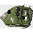 Rawlings Heart of Hide 11.5" Infield Baseball Glove- PRO204W-2MG - Military Green