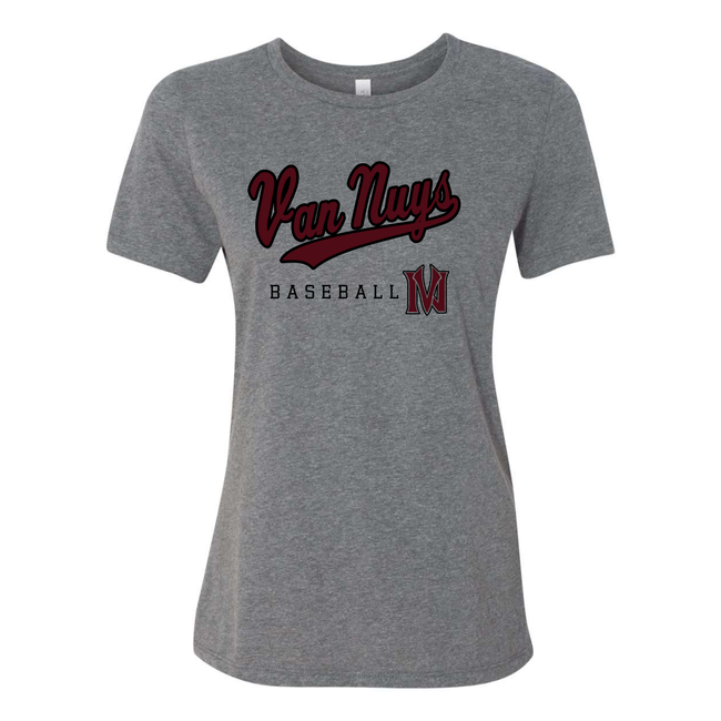 VN Baseball Ladies Relaxed Fit Crew Tee