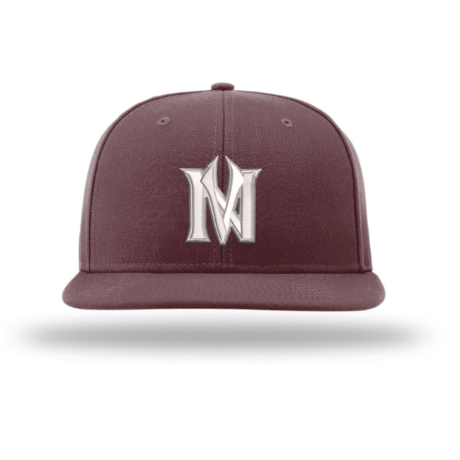 VN Baseball Richardson PTS65 Fitted Maroon Cap